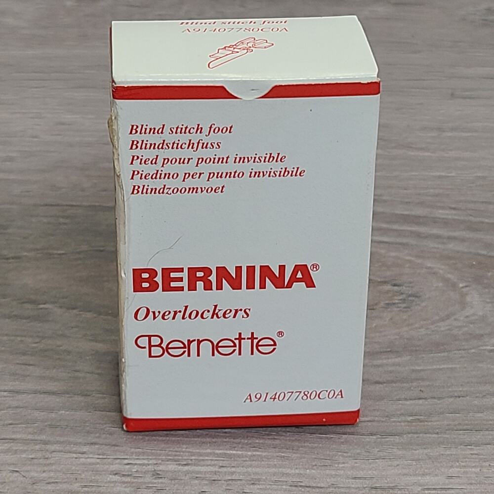 Bernina 2000 DE/E Overlockers Bernette Blind Stitch Foot A91407780C0A NEW Sewing